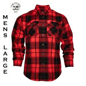 DIXXON FLANNEL x TONY STEWART Flannel Shirt - Men's Large - COLLAB